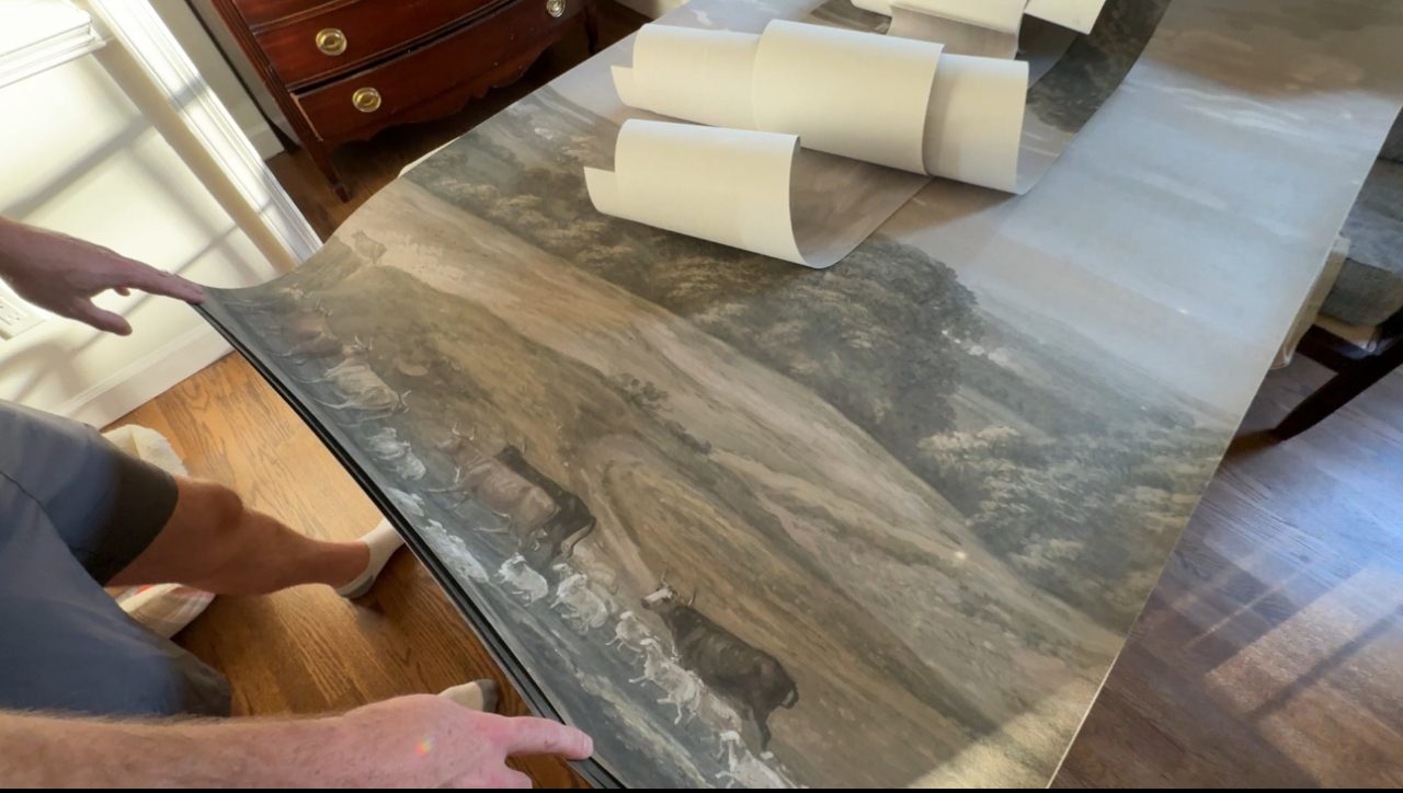 How We Turned Our Dining Room Into a Masterpiece with Mural Wallpaper: A Step-by-Step Guide to Ordering and Prepping a Wallpaper Mural