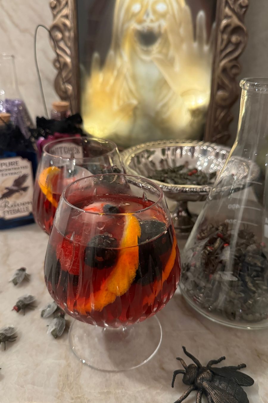 Spooky Halloween Cocktail or Mocktail Recipe