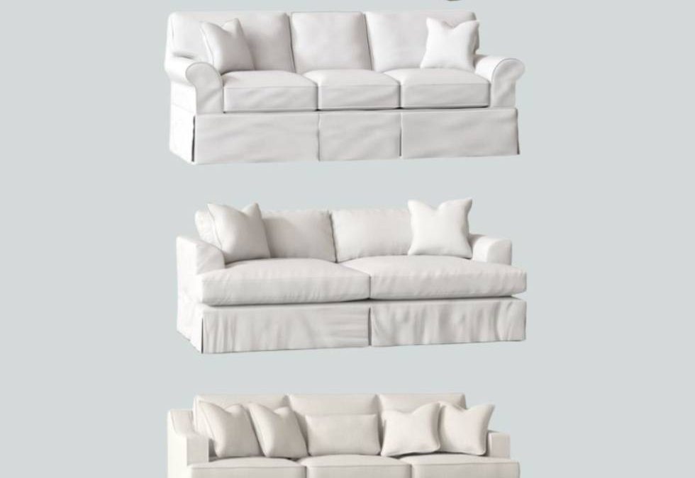 Affordable White Couches | Couches On Sale | Affordable Sectional | Grandmillennial Couch