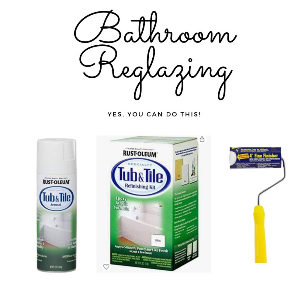 DIY Bathroom Tile Glazing