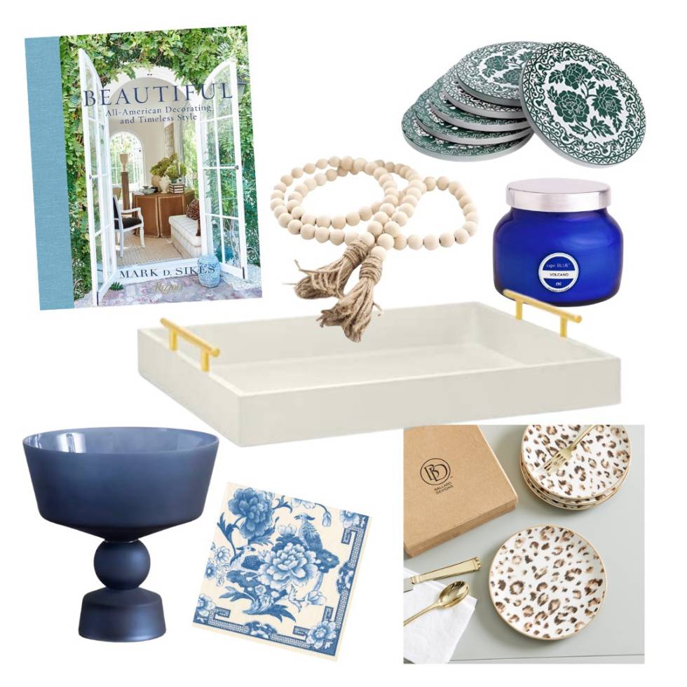 Grand Millennial Coffee Table Decor