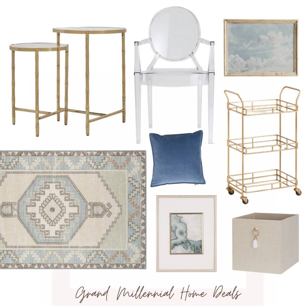 Pale Neutrals, Bar Cart, Nesting Tables, Ghost Chairs, and More